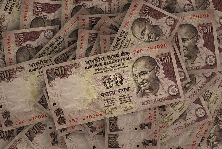 美元/印度盧比：盧比空頭接近歷史高點77.50，等待印度通脹率