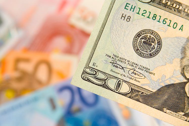 歐元兌美元在1.0400關口下方處於守勢，徘徊於月低附近，因美元走強
