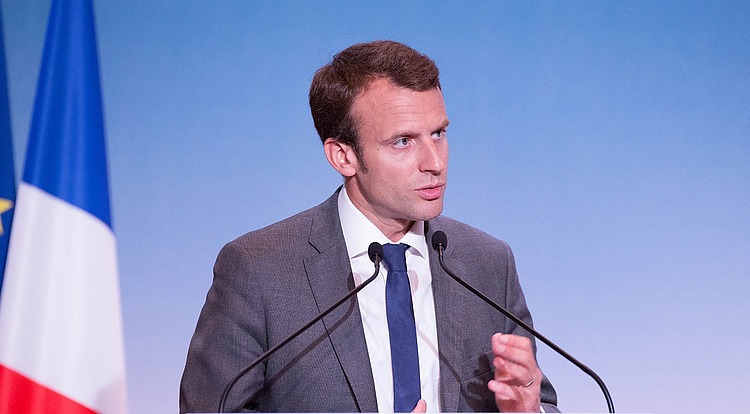 法國總統馬爾孔:法國支持在歐洲層面共同購買天然氣