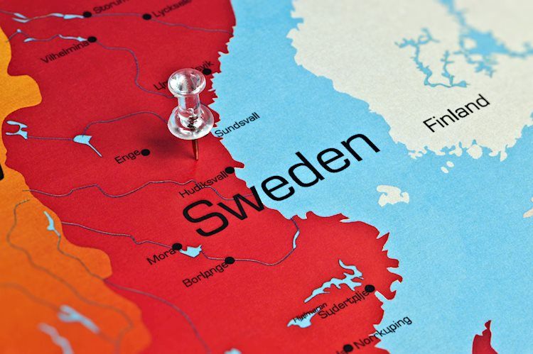 瑞典：瑞典央行將政策利率上調100個基點至1.75%