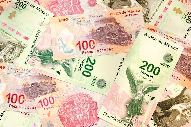 美元/墨西哥比索在觸及18.70附近的周低點後反彈；墨西哥比索表現優於新興市場貨幣