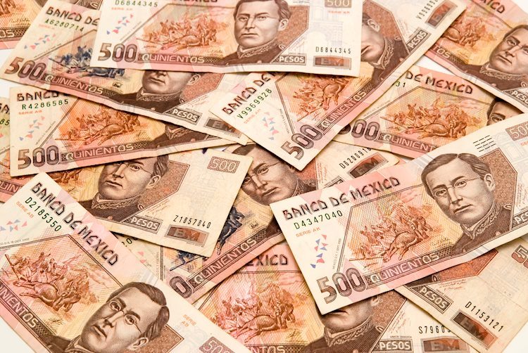 墨西哥央行會議紀要呈現鷹派，美元/墨西哥比索走低至17.9400附近