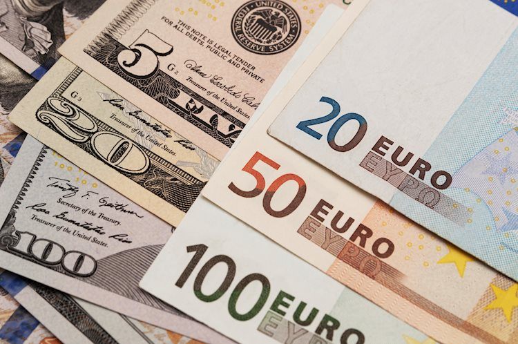 歐元兌美元盤整在 1.0800 中檔附近，期待歐元區通膨終值帶來新推力